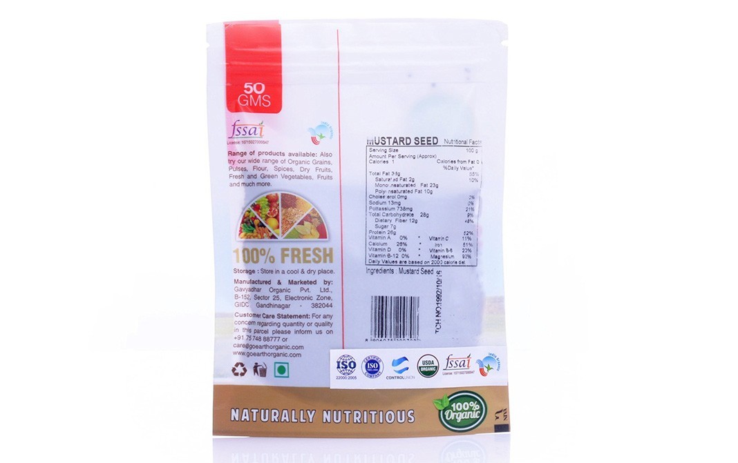 Go Earth Organic Rai    Pack  50 grams